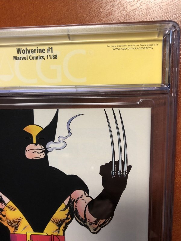 Wolverine (1988) # 1 (CGC 9.6 WP SS) Signed By Chris Claremont | 1st Wolverine 