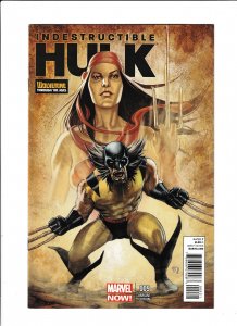 INDESTRUCTIBLE HULK #09 (2013) STEPHANE ROUX | WOLVERINE THROUGH AGES | 1:20 RI