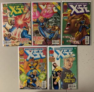 XSE comics set of 4 #1-4 + variant 5 diff 8.0 (1996-97)