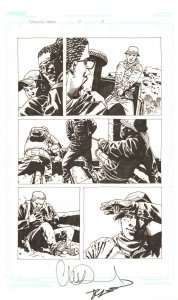 Walking Dead #81 p.17 - Heath, Andrea, & Carl - 2010 art by Charlie Adlard  