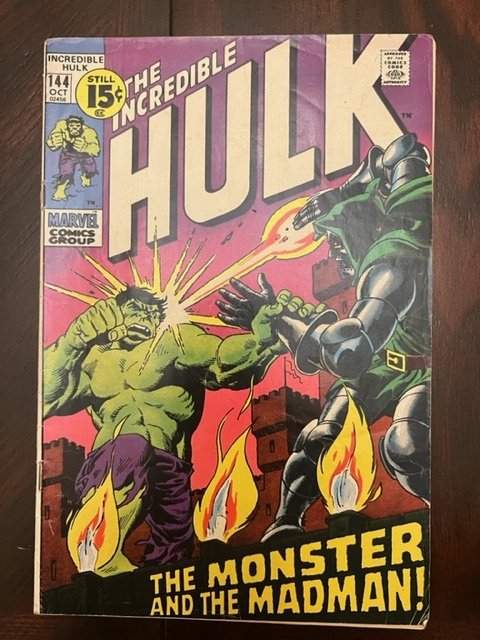 The Incredible Hulk #144 (1971) - VF