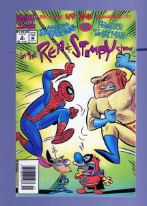 The Ren & Stimpy Show #6 - Spider-Man Vs. Powered Toastman. (9.0/9.2) 1992