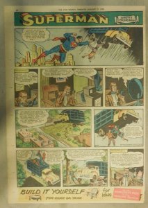 (51) Superman Sunday Pages by Wayne Boring 1956 Near Complete Year Tabloid Size