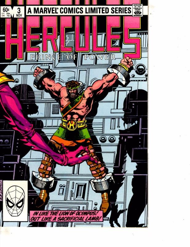 Lot Of 2 Hercules Prince of Power Marvel Comic Books #2 3 ON11