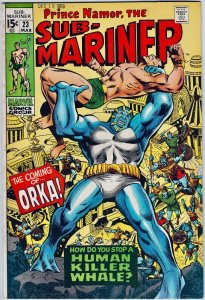 Prince Namor, The Sub-Mariner #23. (Marvel, 1968) VF