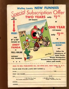 Walter Lantz New Funnies #140 - Andy Panda! (6.5) 1948