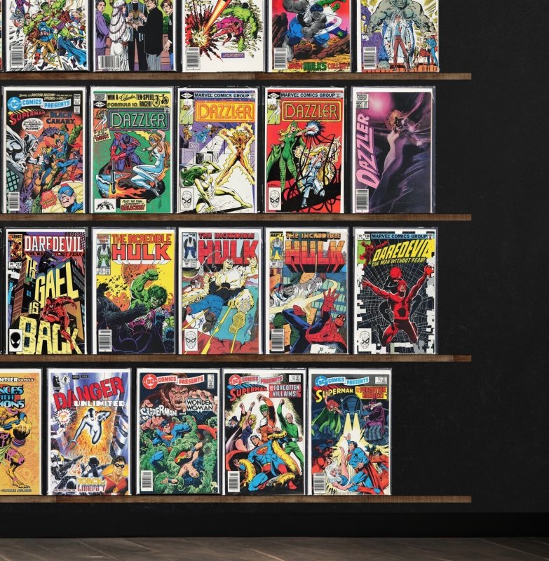 Huge Lot 130+ Comics with Dc Comics Presents, Daredevil, Superman & More!