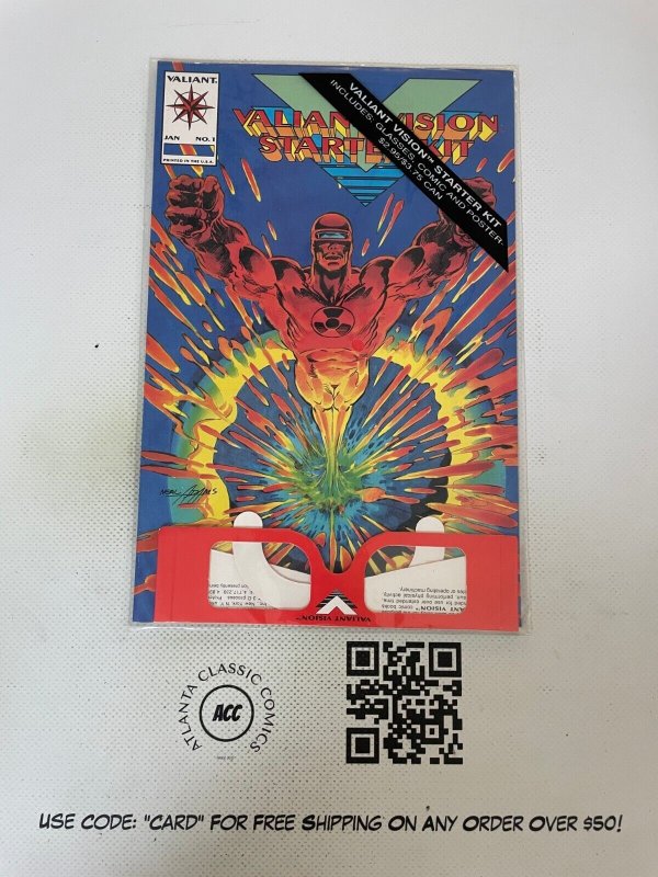 Valiant Vision Starter Kit # 1 NM Sealed Comic Book With 3-D Glasses 19 J239
