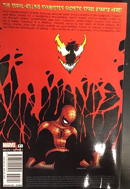 CARNAGE CLASSIC by Tom DeFalco (2016, Trade Paperback)