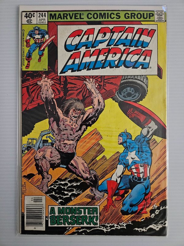Captain America #244 (1980) - NEWSSTAND