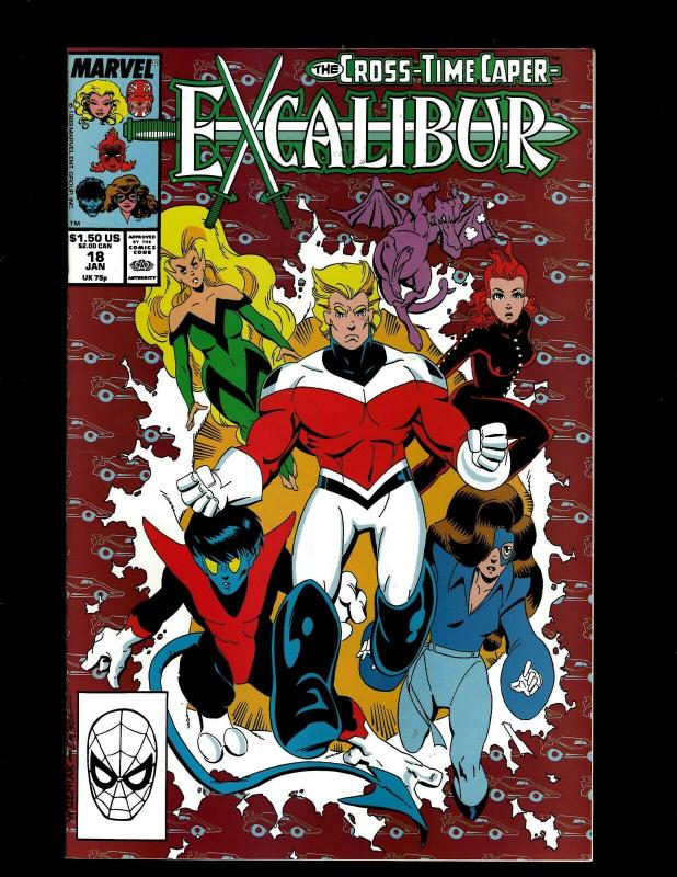 Lot of 12 Excalibur Marvel Comic Books #13 14 15 16 17 18 19 20 21 22 23 24 J404