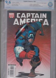 CAPTAIN AMERICA #25 / CB CS 9.6 / WHITE PAGES / McGUINNESS VARIANT