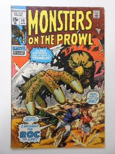Monsters on the Prowl #10 (1971) VG Condition