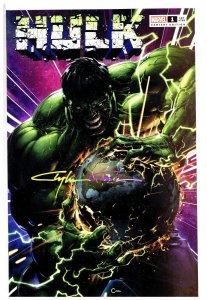 HULK #1 CLAYTON CRAIN EXCLUSIVE RAINBOW SIGNED VARIANT SET W/COA NM.