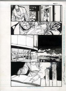 Detective Comics #954 pg 6 Unpublished Alex Sanchez Original Art BATMAN