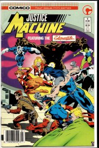 Justice Machine featuring The Elementals #1 Direct Edition (1986) Elementals