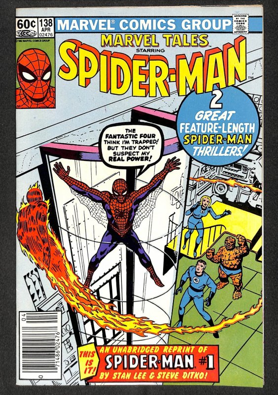 Marvel Tales #138 FN 6.0 Amazing Spider-Man #1 Reprint! Comics | Comic ...