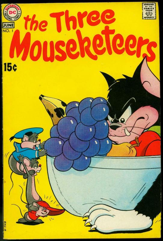 Three Mouseketeers #1 1971-DC comics - Sheldon Mayer art VG/FN