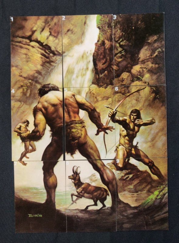 Tarzan Covers by Boris Vallejo - Collectible Puzzle Sets 5 piece Lot