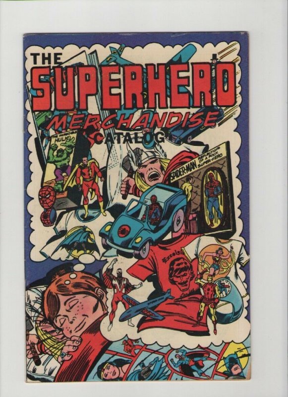 Superhero Merchandise Catalog - Thor Spider-Man Hulk - 1976 (Grade 5.0) WH