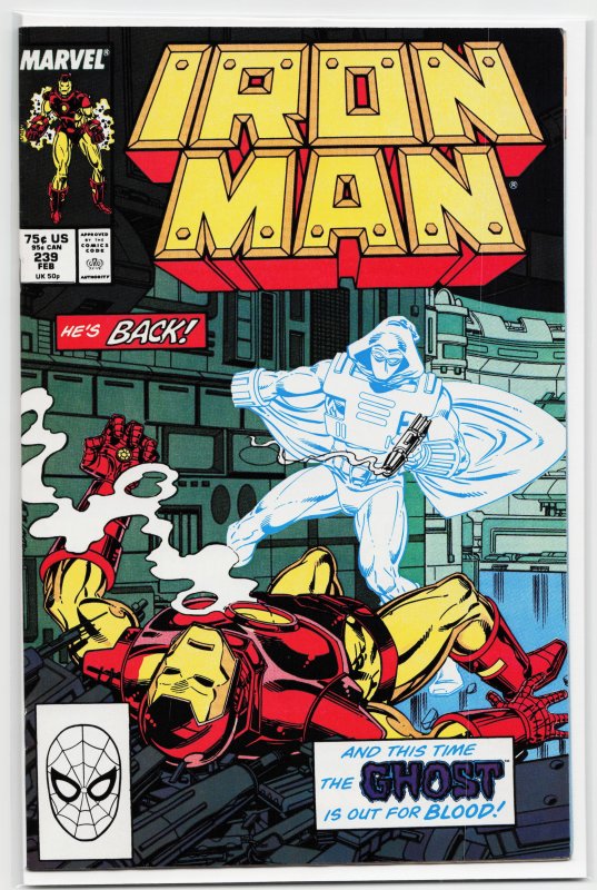 Iron Man #239 (1989) Iron Man