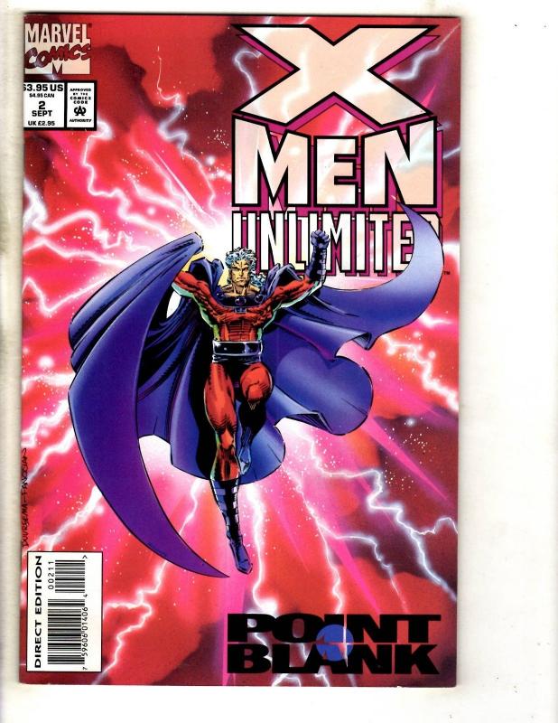 Lot Of 10 X-Men Unlimited Marvel Comic Books # 1 2 3 4 5 6 7 8 9 10 Gambit CR58