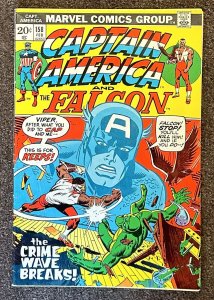 Captain America + Falcon #158 Fine + 1972