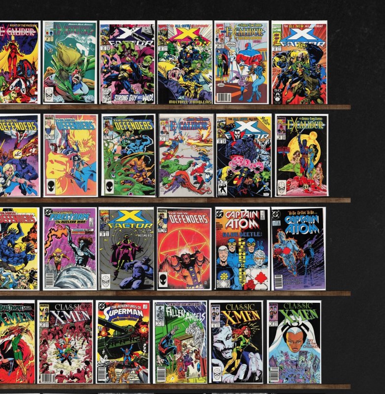 Huge Lot 150+ Comics with X-Factor, Excalibur, Alpha Flight & More!
