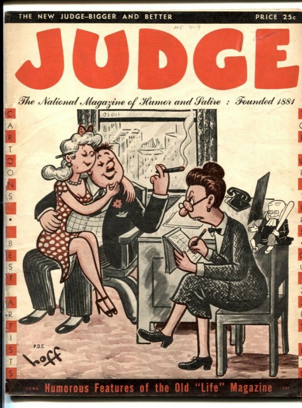 Judge Magazine June 1947- humor & cartoon