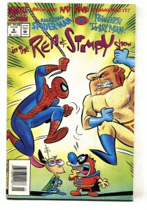 Ren and Stimpy Comics #6 Spider-man v Powdered Toast Man NEWSSTAND