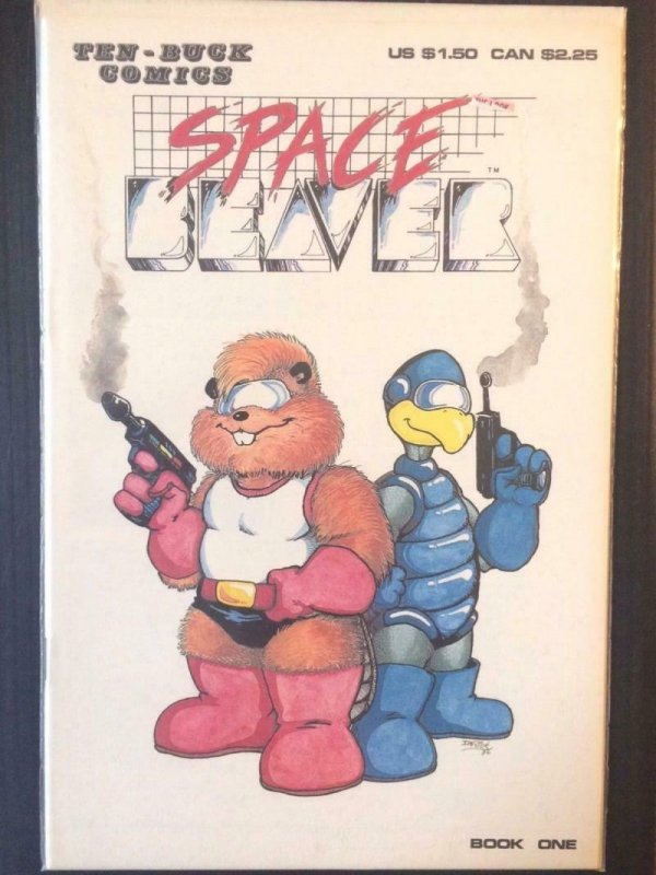 SPACE BEAVER #1, VF, Darick Robertson, Ten Buck, 1986  more Indies in store