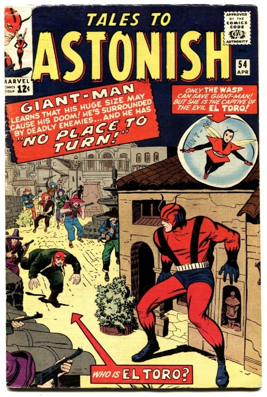 TALES TO ASTONISH #54-WAS GIANT MAN EL TORO DON HECK FN-