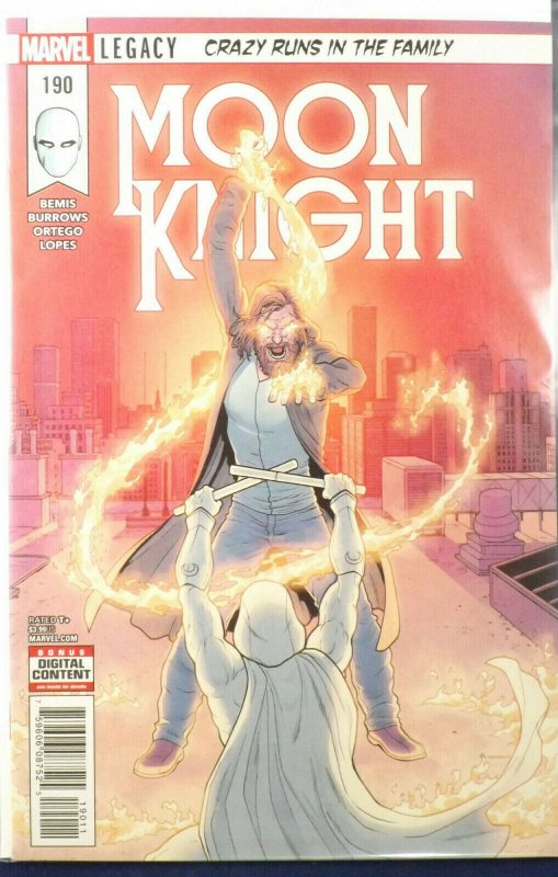 MOON KNIGHT #188 189 190 NM 1st Sun King 2017 Disney+ 3 Issues Marvel Comics 