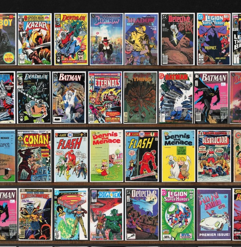 Huge Lot 140+ Comics with Batman, Conan The Barbarian, Detective Comics & More!