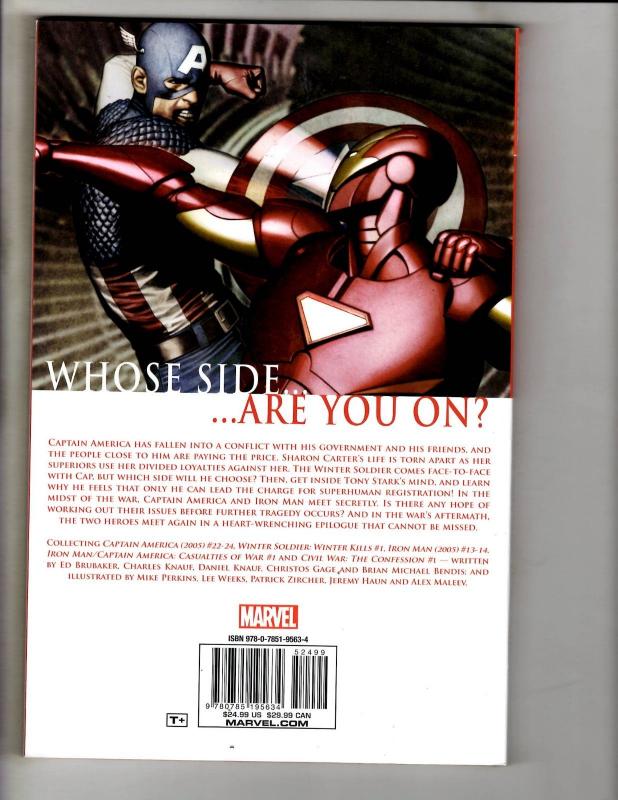 Captain America Iron Man Civil War Marvel Comics Graphic Novel TPB Comic J302