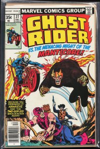 Ghost Rider #27 (1977) Ghost Rider