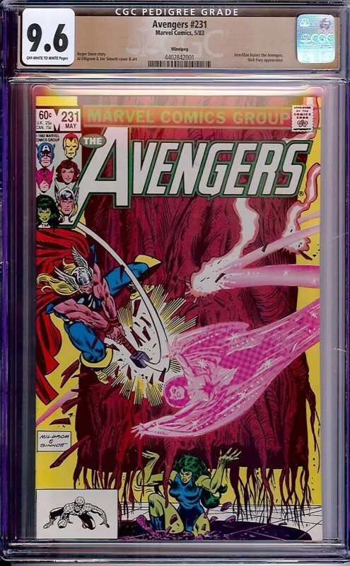 Avengers #231 (Marvel, 1983) CGC 9.6