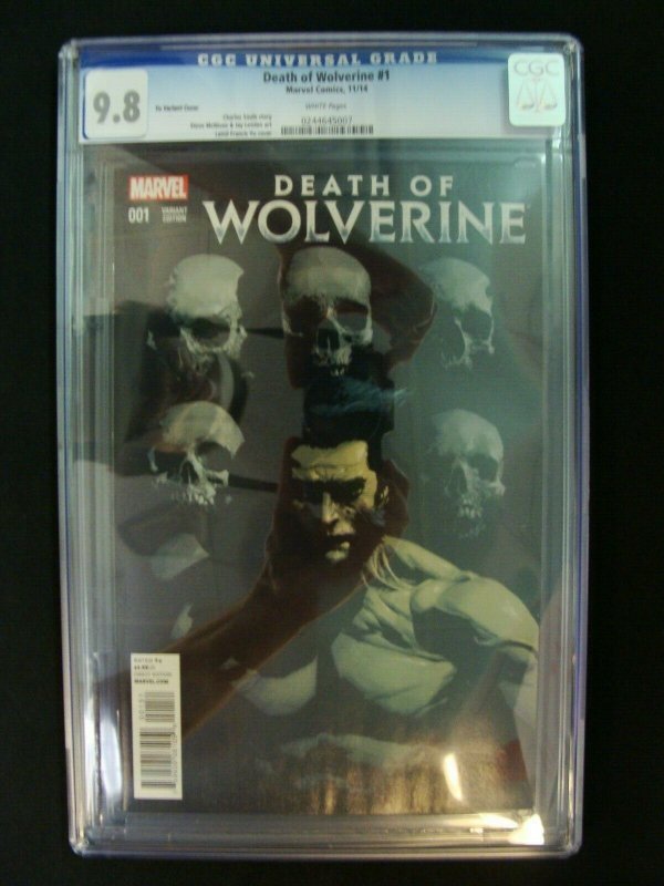 Death of Wolverine #1-2 Leinil Francis Yu Variants Set of 2 Graded CGC 9.6-9.8