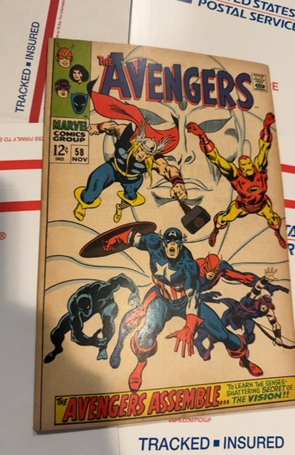 The Avengers #58 (1968)Even an android can cry