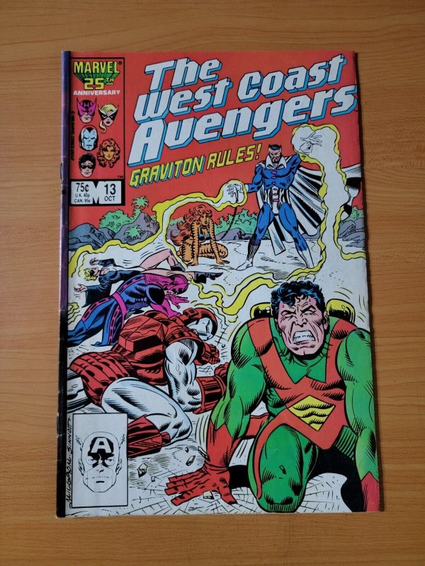West Coast Avengers #13 ~ DOLLAR BIN ~ 1986 Marvel Comics