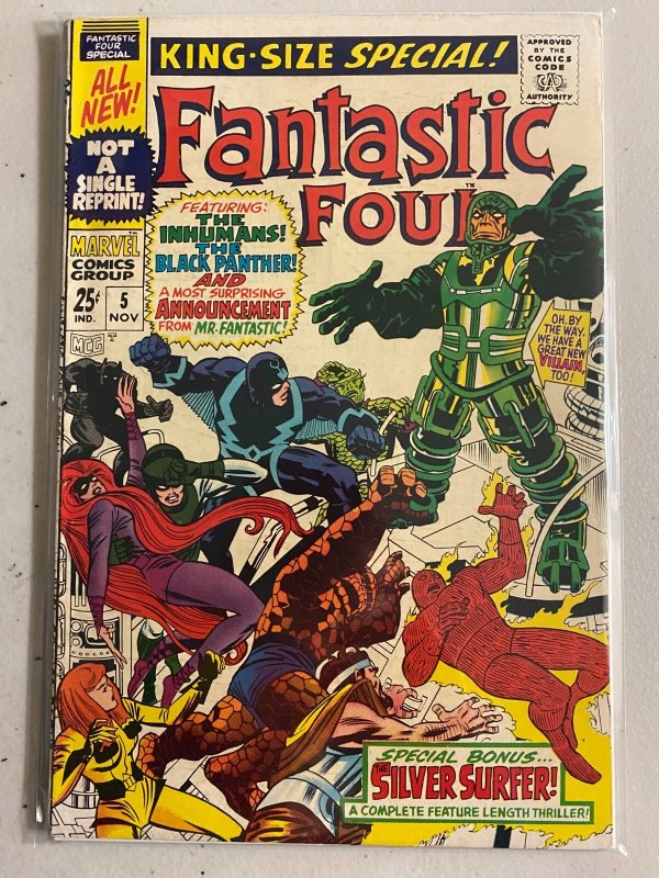 Fantastic Four Annual #5 Black Panther appearance 4.0 (1967)