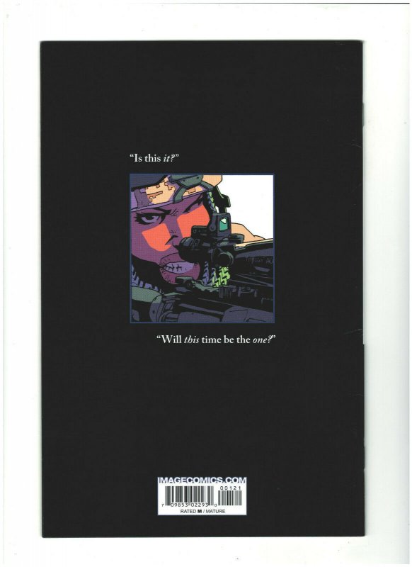 The Old Guard #1 VF/NM 9.0 Image Comics 2017 Gold Foil Variant