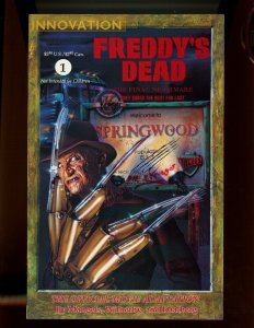 Freddy's Dead: The Final Nightmare #1 - John T. Dismukes Cover. (9.0/9.2) 1991