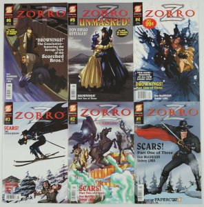 Zorro #1-6 VF/NM complete series - papercutz - don mcgregor set lot 2 3 4 5