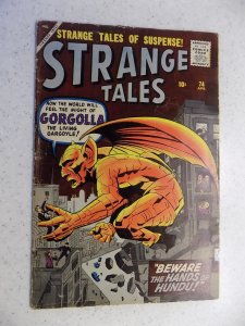 STRANGE TALES # 74 ATLAS PRE-HERO HORROR MYSTERY ADVENTURE