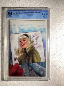 Marvel, The Spectacular Spider-Man #300 D, CBCS 9.8, Adam Hughes, Auto!