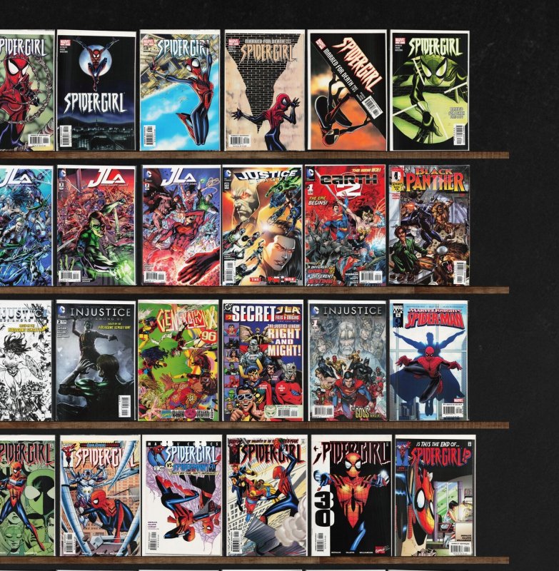 Huge Lot 140+ Comics with Spider-Girl, Marvel Knights Spider-Man & More!