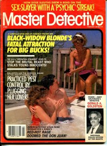 MAG: Master Detective 2/1989-TD Pub.-spicy gun moll-Black Widow Blonder-VG