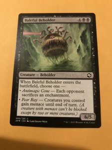 BALEFUL BEHOLDER : Magic the Gathering MTG / Adventures in Forgotten Realms