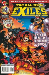 All New Exiles, The Infinity #1 Cover B Malibu Comics Direct October 1995 (VFNM)